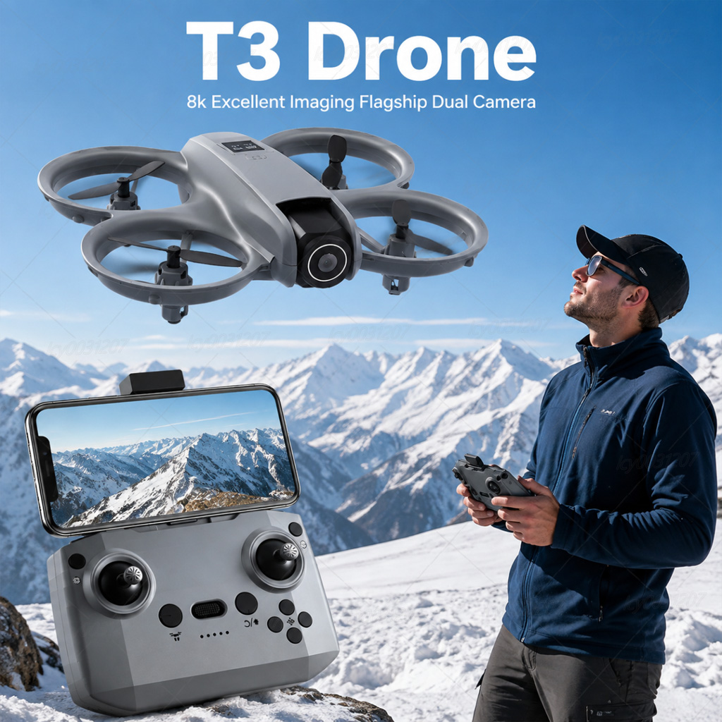 Drone Kit Tricopter - NUOVO Drone RC T3 MINI Professionale